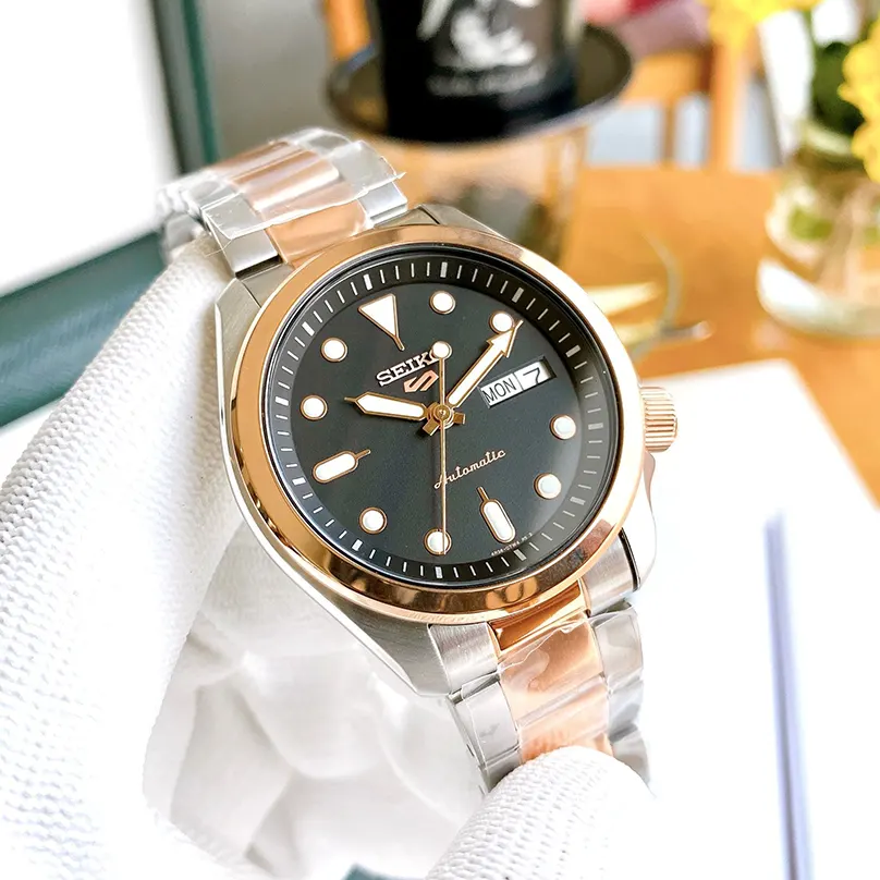 Seiko 5 Sports Two-tone Automatic Men's Watch- SRPE58K1